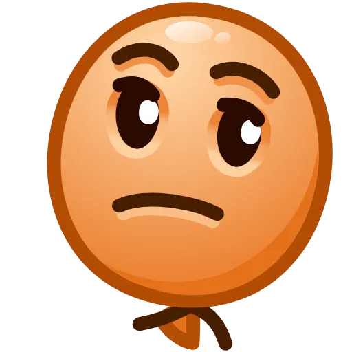 Стикер 8 Balloon Emoji