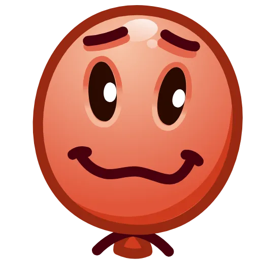 Стикер 55 Balloon Emoji
