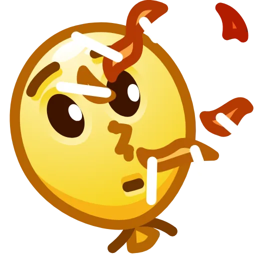 Стикер 59 Balloon Emoji