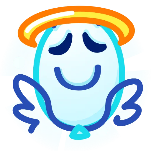 Стикер 42 Balloon Emoji