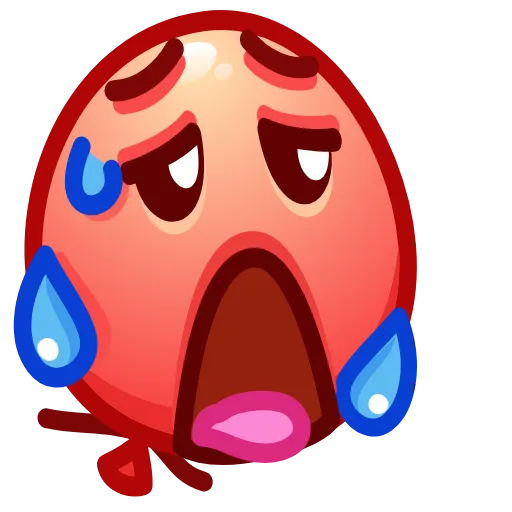 Стикер 17 Balloon Emoji