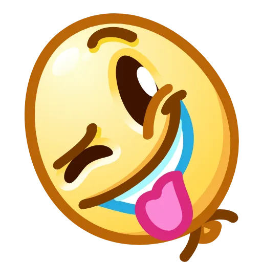 Стикер 6 Balloon Emoji