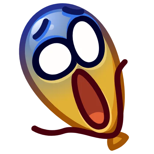 Стикер 18 Balloon Emoji