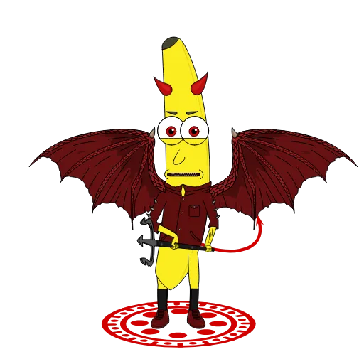 👿 Стикер «Бананчик» для Telegram