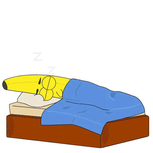 💤 Стикер «Бананчик» для Telegram