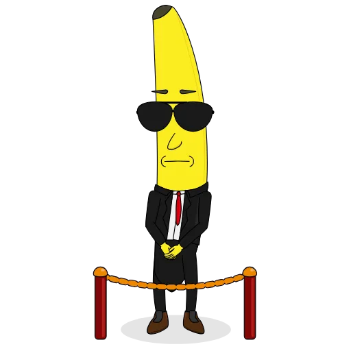 🙅‍♂️ Стикер «Бананчик» для Telegram