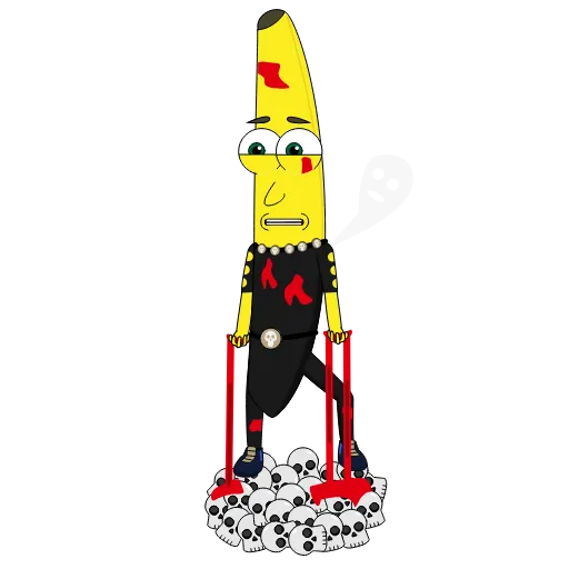 💀 Стикер «Бананчик» для Telegram
