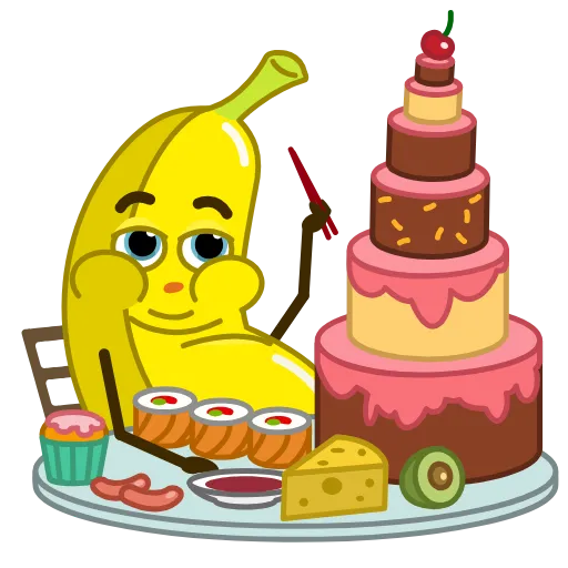 Стикер 13 Bananza