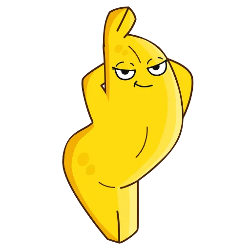 Стикер 9 👍 Bananas - бананчик