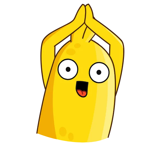 Стикер 22 👍 Bananas - бананчик