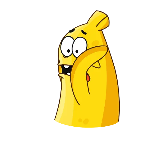 Стикер 14 👍 Bananas - бананчик