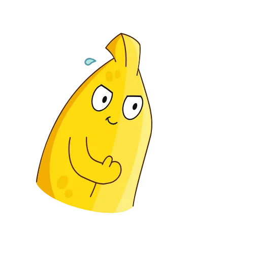 Стикер 24 👍 Bananas - бананчик