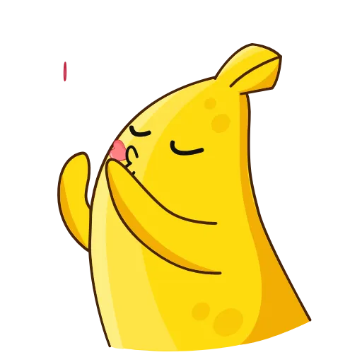 Стикер 3 👍 Bananas - бананчик