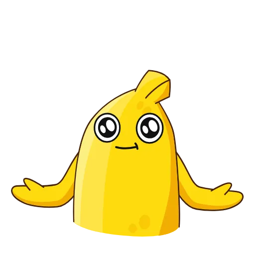 Стикер 7 👍 Bananas - бананчик