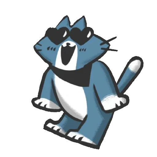 😍 Стикер «Bandit the cat» для Telegram