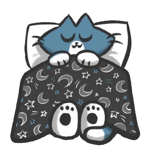 😴 Стикер «Bandit the cat» для Telegram