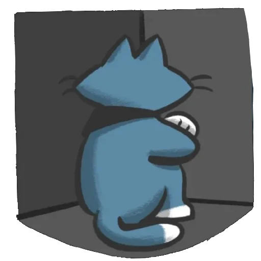 😔 Стикер «Bandit the cat» для Telegram