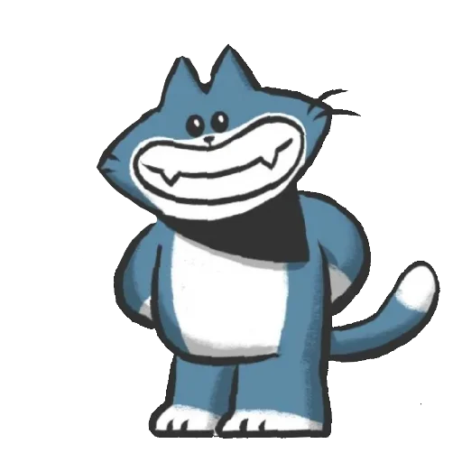 😁 Стикер «Bandit the cat» для Telegram