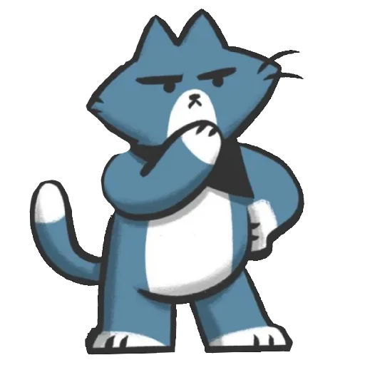 🤔 Стикер «Bandit the cat» для Telegram