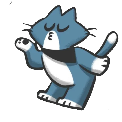 😘 Стикер «Bandit the cat» для Telegram