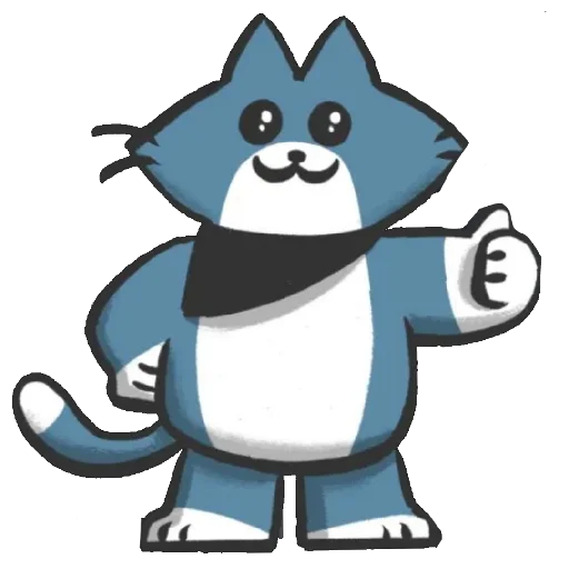 Стикерпак Bandit the cat для Telegram