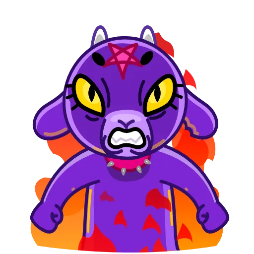 Стикер 7 Baphometh