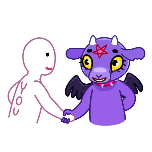 Стикер 21 Baphometh