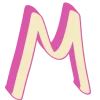 🌸 Эмодзи «Барби шрифт - розовые буквы» для Telegram