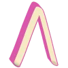 🌸 Эмодзи «Барби шрифт - розовые буквы» для Telegram