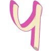 🌸 Эмодзи «Барби шрифт - розовые буквы» для Telegram