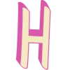 🌸 Эмодзи «Барби шрифт - розовые буквы» для Telegram