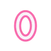0️⃣ Эмодзи «Барби - кириллический шрифт из фильма» для Telegram