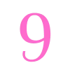 9️⃣ Эмодзи «Barbie - розовые буквы» для Telegram