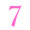 7️⃣ Эмодзи «Barbie - розовые буквы» для Telegram