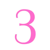 3️⃣ Эмодзи «Barbie - розовые буквы» для Telegram