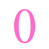 0️⃣ Эмодзи «Barbie - розовые буквы» для Telegram