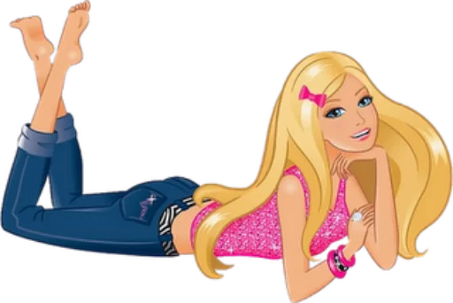 🤗 Стикер «?Barbie drawings?» для Telegram