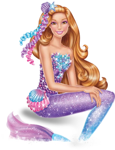 🐠 Стикер «?Barbie drawings?» для Telegram