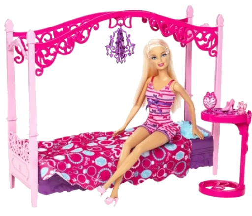 🛌 Стикер «?Barbie drawings?» для Telegram
