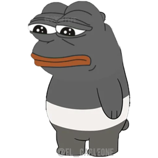 🐸 Стикер «Bare Pepe&;s» для Telegram