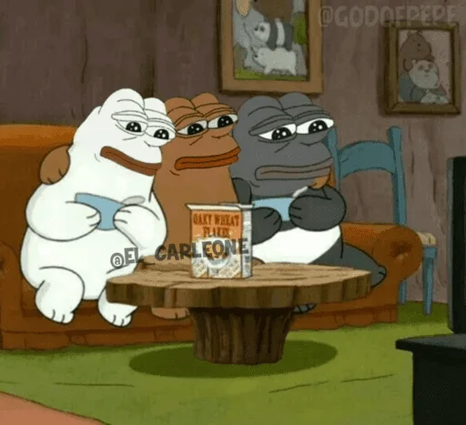 🐸 Стикер «Bare Pepe&;s» для Telegram