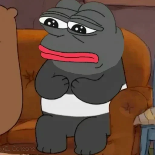 🐸 Стикер «Bare Pepe&;s» для Telegram