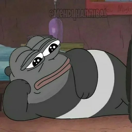 🐸 Стикер «Bare Pepe&;s» для Telegram