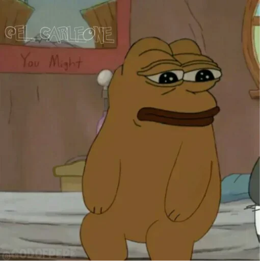 🐸 Стикер «Bare Pepe&;s» для Telegram