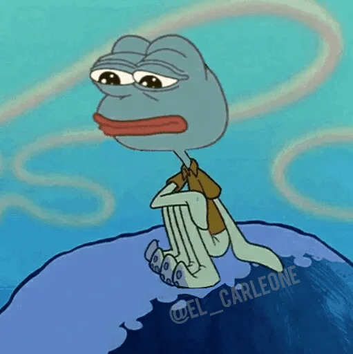 🐸 Стикер «Bare Pepe&;s» для Telegram