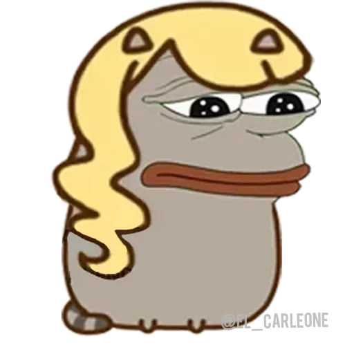 🐸 Стикер «Bare Pepe&;s» для Telegram