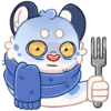 🍴 Эмодзи «Барсик» для Telegram