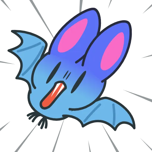 Стикер 3 Fang The Bat
