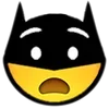 Стикер 46 Batman Emoji