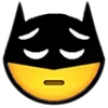 Стикер 33 Batman Emoji